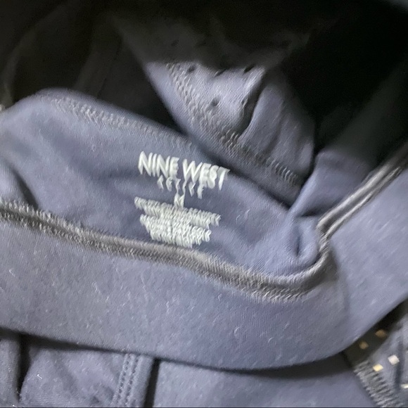 NEW Nine West Active Black Racerback Sports Bra - Picture 3 of 3